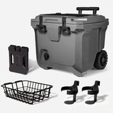 BrüTank 35-Quart Ultimate Day Trip Cooler Bundle | Charcoal