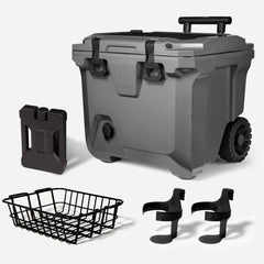 BrüTank 35-Quart Ultimate Day Trip Cooler Bundle | Charcoal